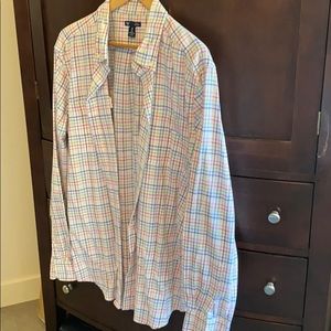 Gap slim fit cotton long sleeved shirt